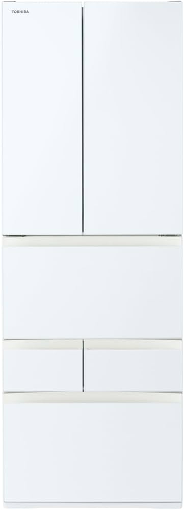 Amazon.co.jp: 東芝 冷蔵庫 幅65.0㎝ 462L 両開き GR-V460FH(EW