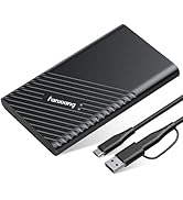Amazon | fanxiang SSD 外付け 512GB 【 USB-C & USB-A 両対応】 USB3