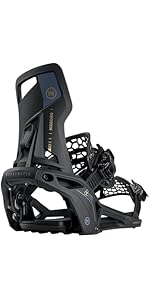 Amazon.co.jp: NIDECKER Snowboard Bindings 23-24 SUPERMATIC BLACK