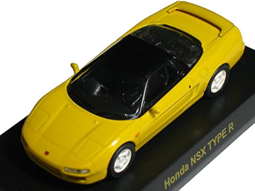 Amazon | 京商 1/64 HONDA ミニカーコレクション NSX Type-R 黄色