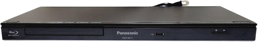 Amazon.co.jp: パナソニック ブルーレイディスクプレーヤー DMP-BD77-K