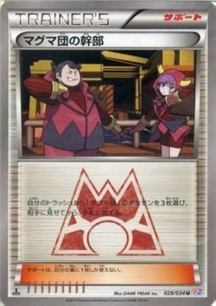 Amazon.co.jp: ポケモンカードゲームXY マグマ団の幹部/コンセプト