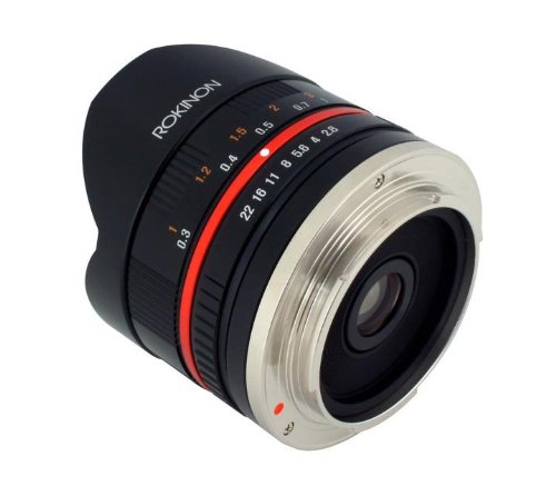 Amazon.com : Samyang 8mm F2.8 UMC Fisheye II (Black) Lens for Fuji