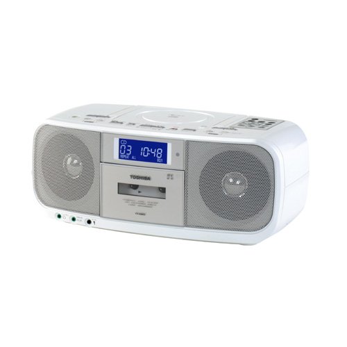 Amazon.co.jp: TOSHIBA CDラジオカセットレコーダー CUTEBEAT ホワイト