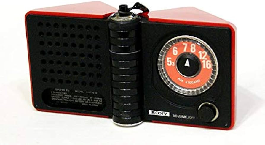 Amazon.co.jp: SONY ソニー TR-1818 赤 ポケットラジオ MW : 家電＆カメラ