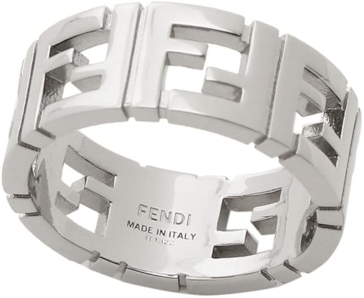 Amazon | [フェンディ]指輪 アクセサリー リング シルバー メンズ