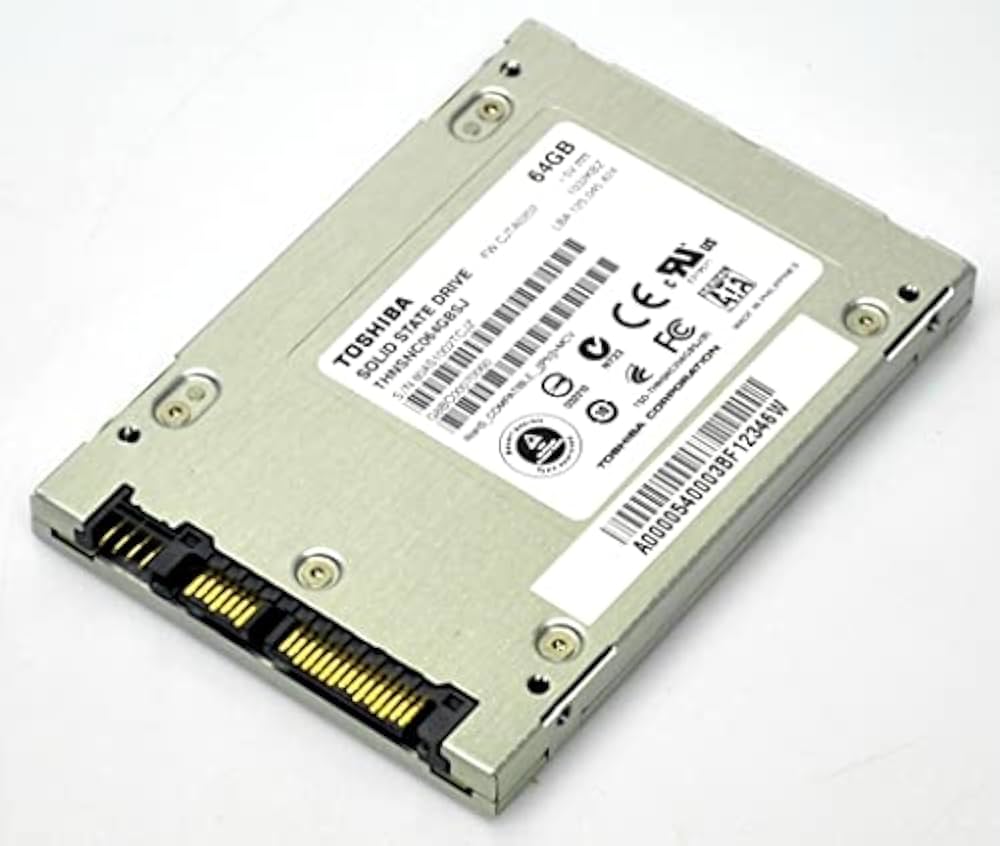 Amazon | SSD 64GB 東芝 SATA THNSNC064GBSJ | 東芝(TOSHIBA) | 内蔵
