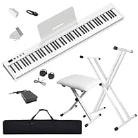 Amazon | 【イススタンドセット】ニコマク NikoMaku 電子ピアノ 88鍵盤