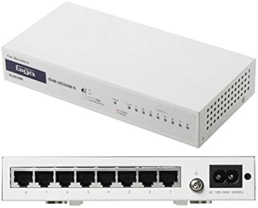 Amazon.co.jp: エレコム 1000BASE-T対応 スイッチングハブ 8ポート EHB
