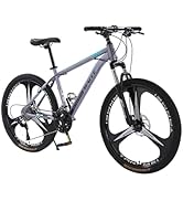 Amazon | Esluve マウンテンバイク 26インチ 21段変速 折りたたみ