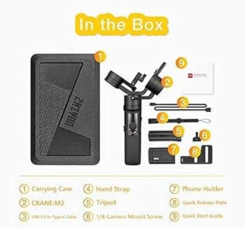 Amazon | 【ZHIYUN正規代理】ZHIYUN Crane M2 手持ち3軸スタビライザー