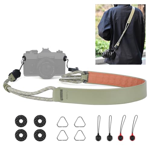 Amazon | [Firrazle] カメラストラップ レザー カメラ ネック