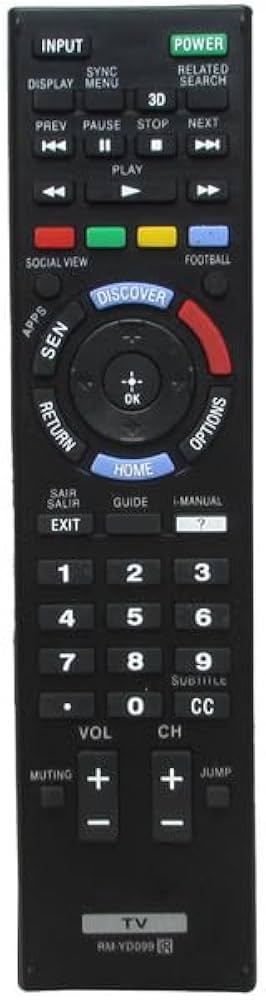 Amazon.com: HCDZ Replacement Remote Control for Sony KDL-40W590B