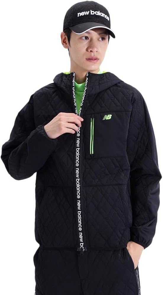 Amazon | [ニューバランス ゴルフ] [メンズ] 保温 ジップアップ