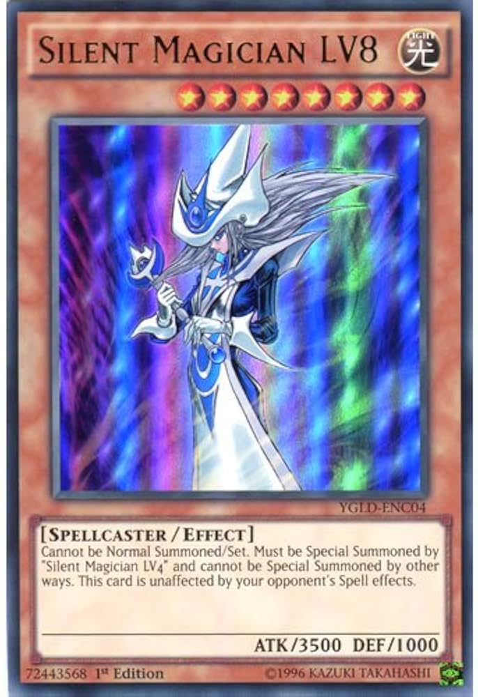 Amazon.com: YuGiOh : YGLD-ENC04 1st Ed Silent Magician LV8 Ultra