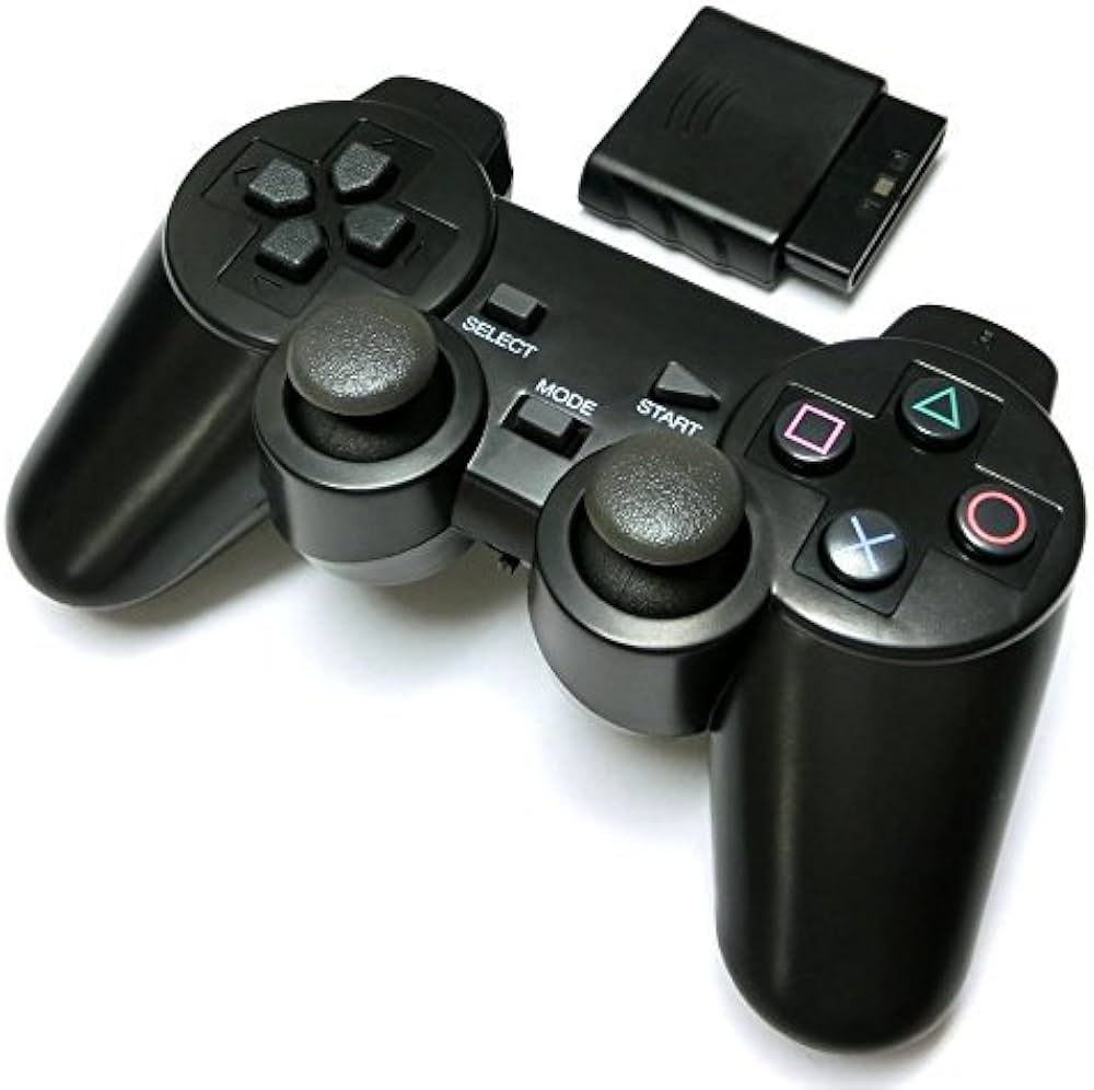 Amazon.co.jp: PS2 ワイヤレスコントローラー (プレステ2で使える2.4