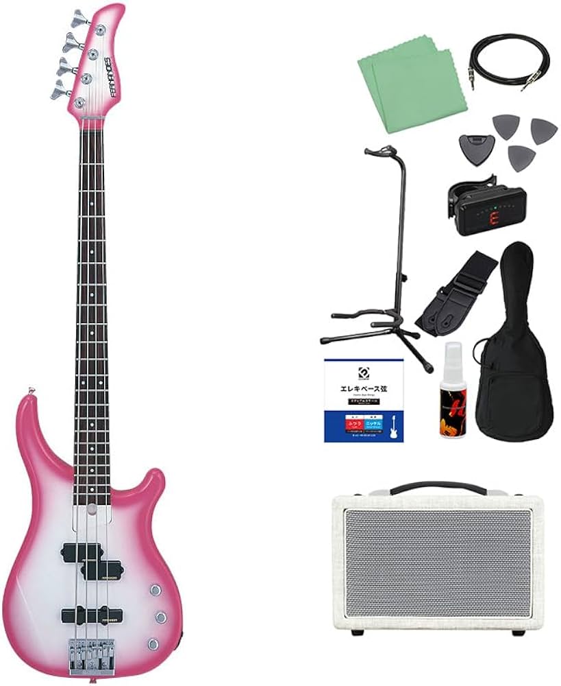 Amazon | FERNANDES FRB-50M 2019 PEB ベース 初心者12点セット 【島村