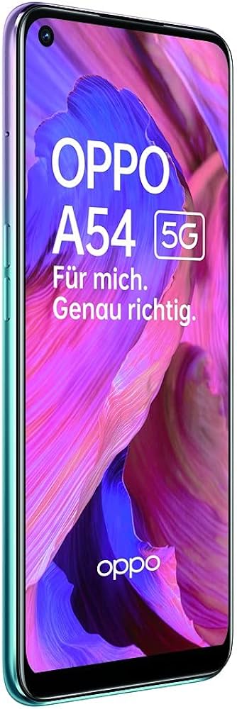 OPPO A54 5G Smartphone, 48MP AI Quad Camera with Ultra Night Video