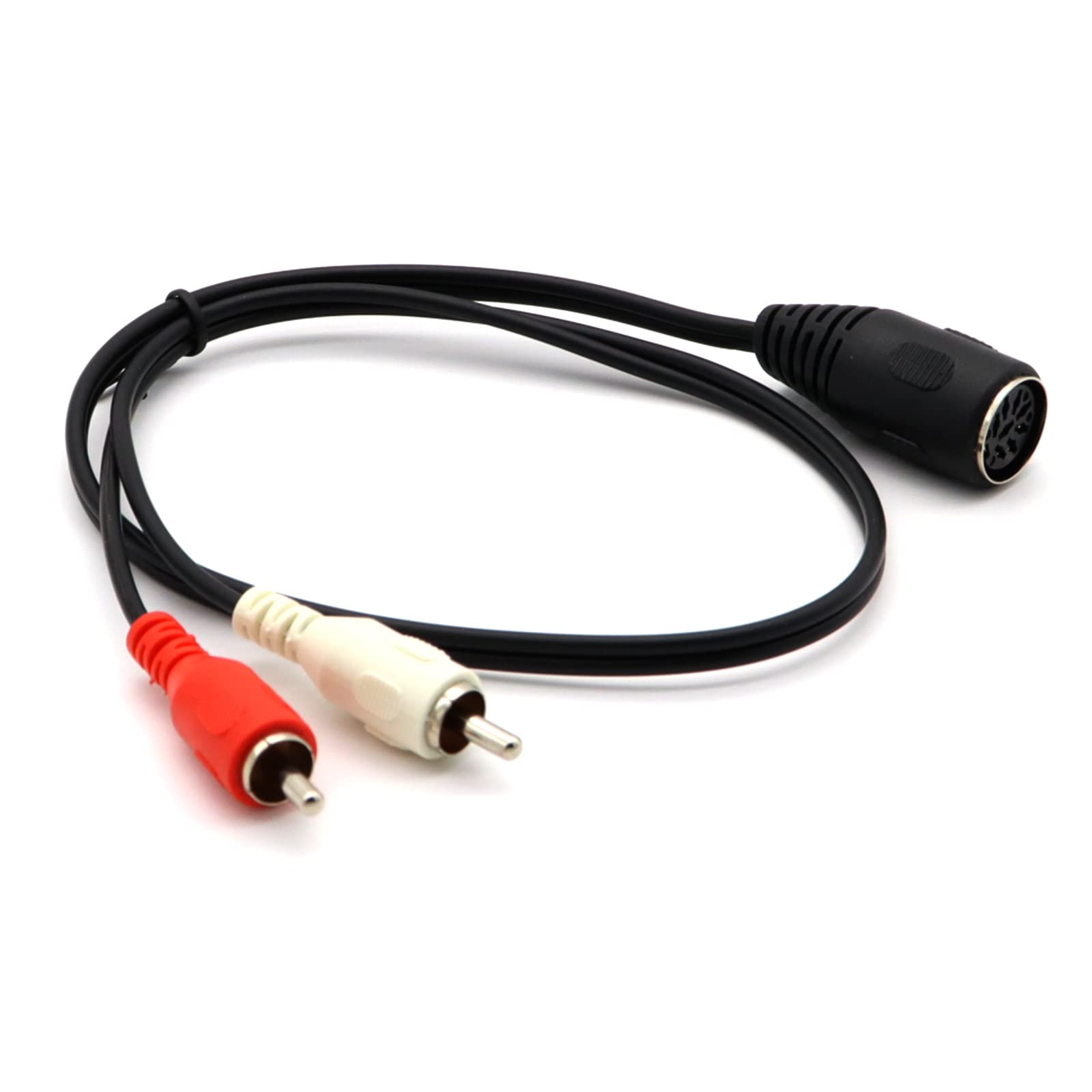 Amazon.com: LOKEKE DIN 8Pin to 2RCA Cable, DIN 8 Pin Female to