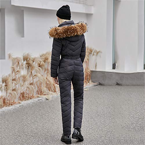 Amazon.co.jp: HUIGE レディース ダウンジャケット ジャンプスーツ