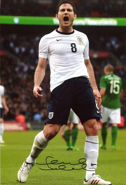 フランク・ランパード イングランド代表 証明書付き 直筆サイン入り