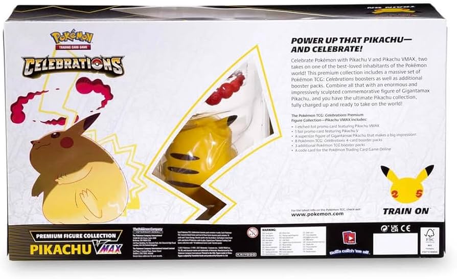 Amazon.com: Pokemon TCG: Celebrations - Premium Figure Collection