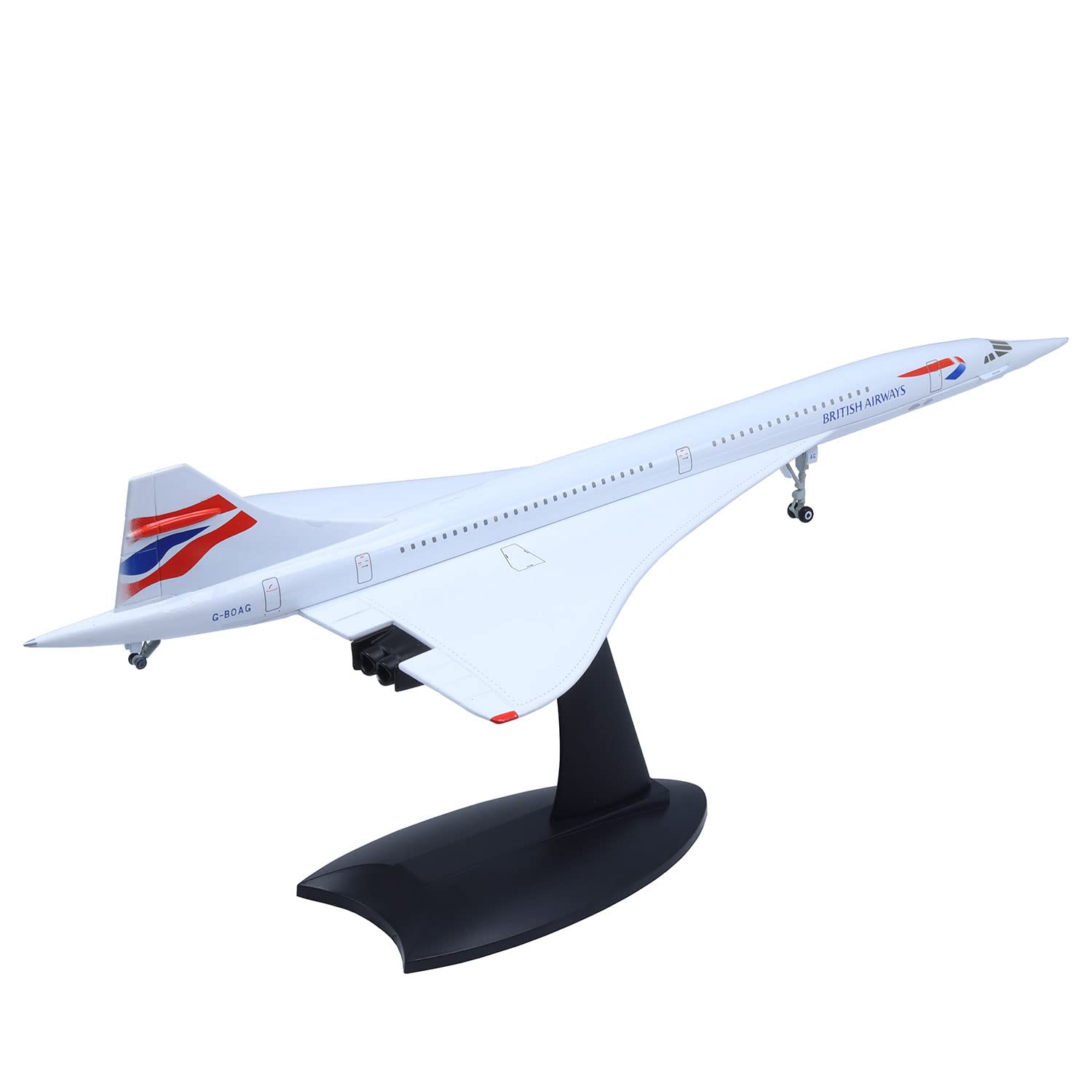 Amazon.co.jp: Udnorbay 1/200スケール イギリス航空 コンコルド飛行機