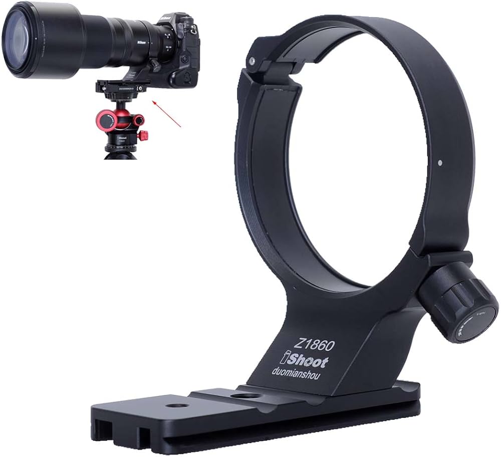 Amazon | iShoot 金属レンズサポート襟、レンズブラケット襟、三脚
