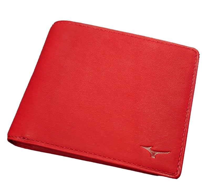 広島東洋カープ グラブ革二つ折り財布（メタリック）未使用品 ミズノ