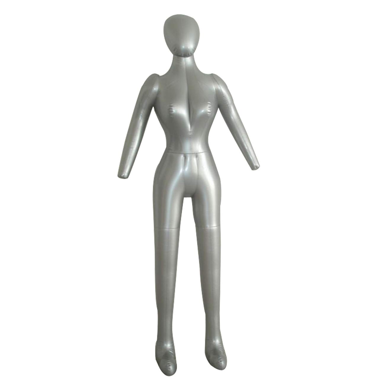 Amazon | HAMILO マネキン 女性 等身大 全身 ディスプレイ 空気 展示