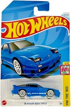 Amazon.co.jp: Hot Wheels 96 Nissan 180SX Type X (ブルー)、HW:90s 6