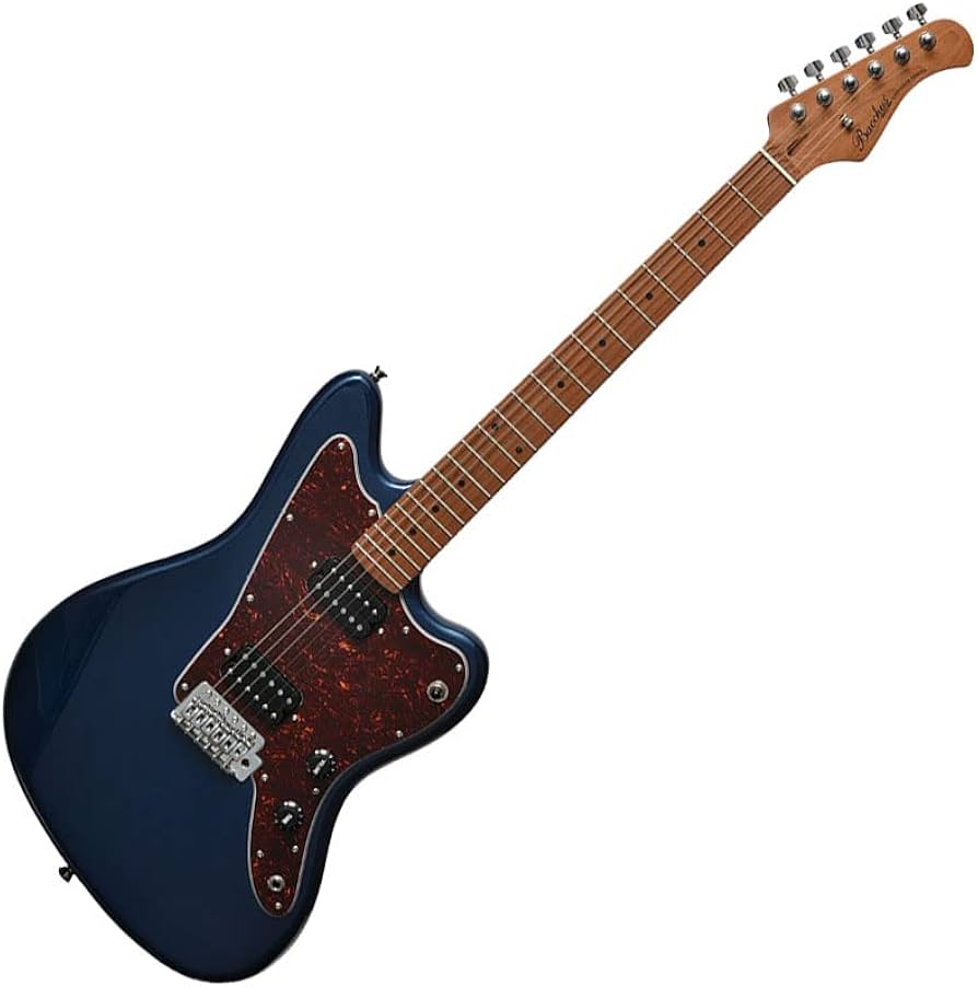 Amazon.co.jp: BACCHUS BJM-3-RSM/M DLPB Electric Guitar : Musical