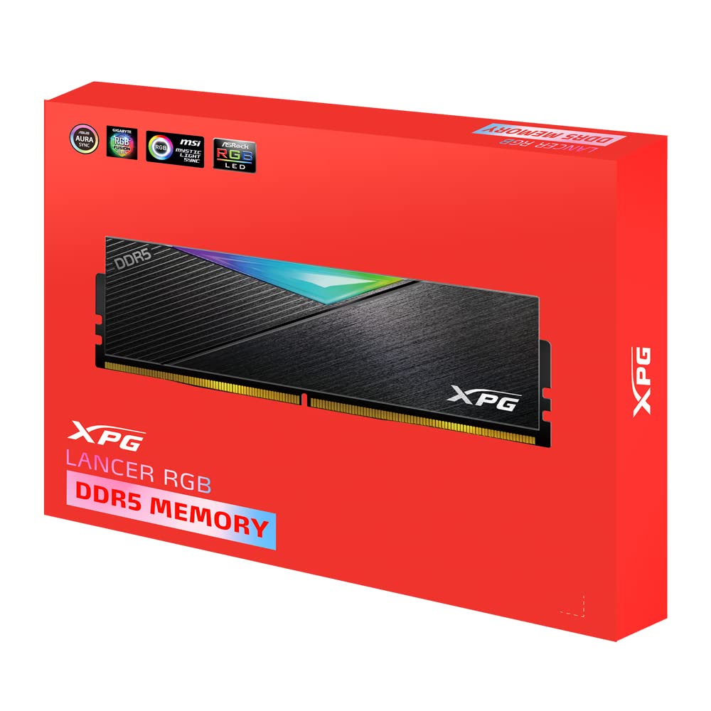 XPG Lancer DDR5 RGB 5200MHz 32GB (2x16GB) CL38-38-38 UDIMM 288