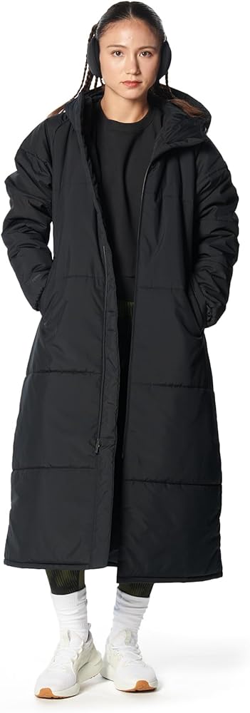 Amazon | [アンダーアーマー] UA INSULATED LONG COAT HOODIE Black SM