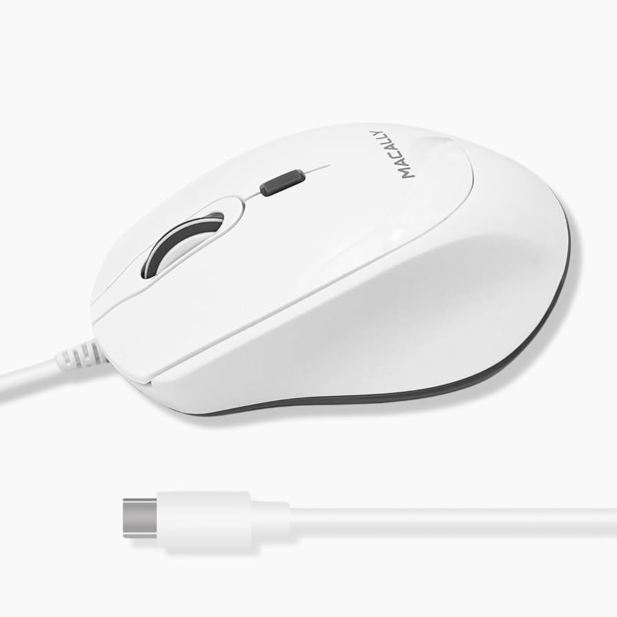 Amazon.com: Macally USB C Mouse for Mac - Precise, Comfortable