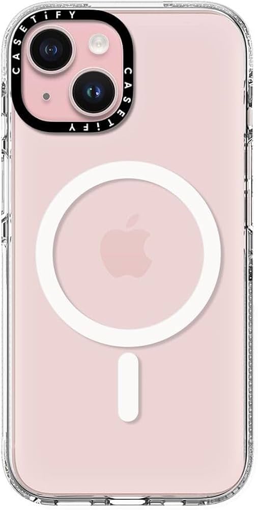 Amazon.co.jp: CASETiFY クリア MagSafe対応 iPhone 15 ケース [黄ばみ