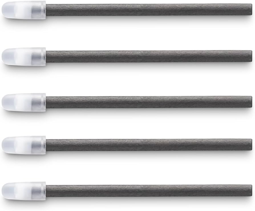 Amazon.com: Wacom Pro Pen 3 Rubber Nibs (ACK253010Z), Black