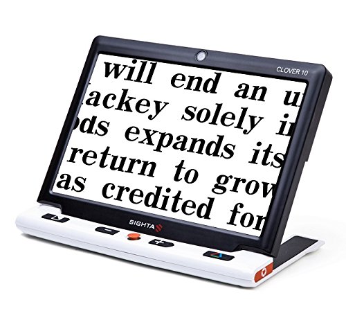 Amazon | 携帯型拡大読書器 クローバー10【非課税】 | 拡大鏡・ルーペ