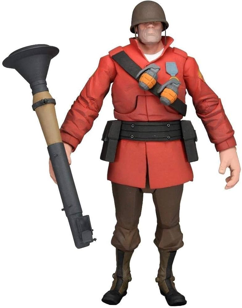 Team Fortress 2 Series 2 Red Soldier Action Figure: Buy Online at