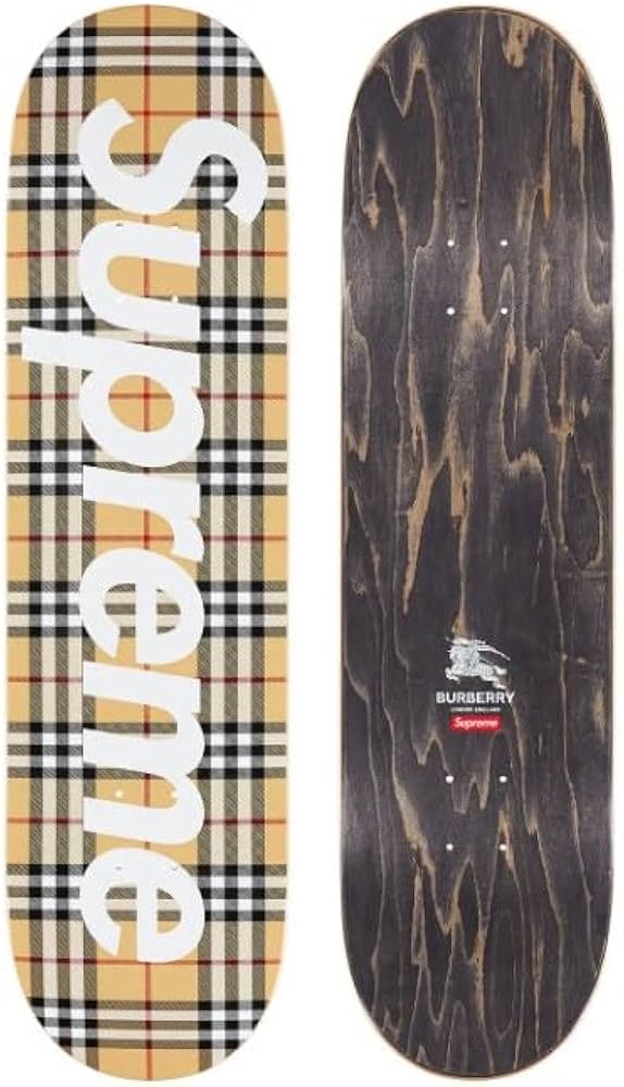 Amazon.co.jp: [SUPREME(シュプリーム)] Burberry Skateboard Beige
