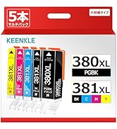 Amazon.co.jp: BCI-381/380 6本セット キャノン 用 インク 380 381 6色