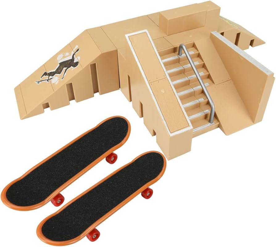 Amazon | 指スケパークキット スケボー2点セット 階段 手すり 本格的