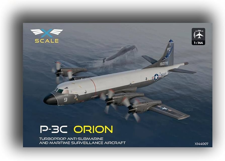 Amazon.com: X-Scale 144007 1/144 P-3C Orion Turboprop Anti