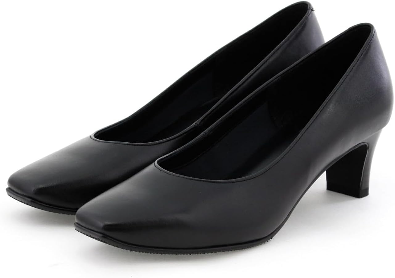 Amazon | 卑弥呼(ヒミコ) 5cmヒールブラックパンプス/600003ブラック