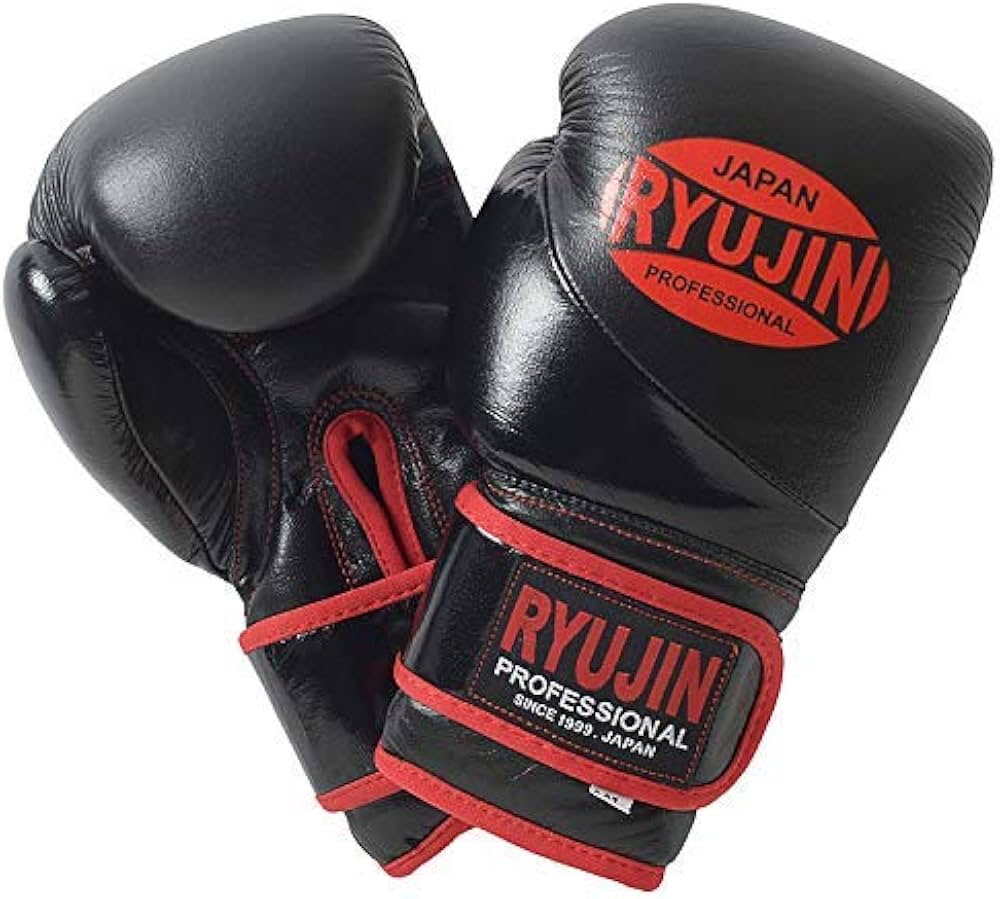 Raja Boxing 本革製 マジックテープ式 14oz ボクシンググローブ RAJA