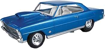 Amazon.com: AMT636R Skill 2 Model Kit 1966 Chevrolet Nova Pro