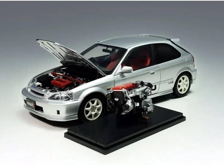 Amazon.co.jp: モーターヘリックス 1/18 シビック タイプR EK9-120