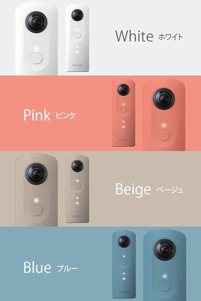 Amazon | 【整備済み品】 RICOH 360度カメラ RICOH THETA SC (ピンク