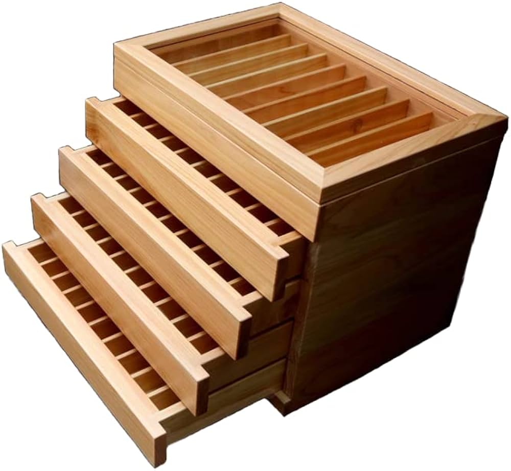 WANCHER Hitasugi Wood Craft 日田杉Penbox 50