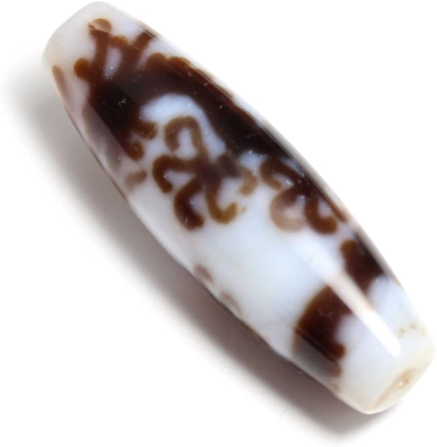 Amazon.co.jp: チベット 天珠 皇帝龍天珠 五本爪龍天珠 龍神天珠 白